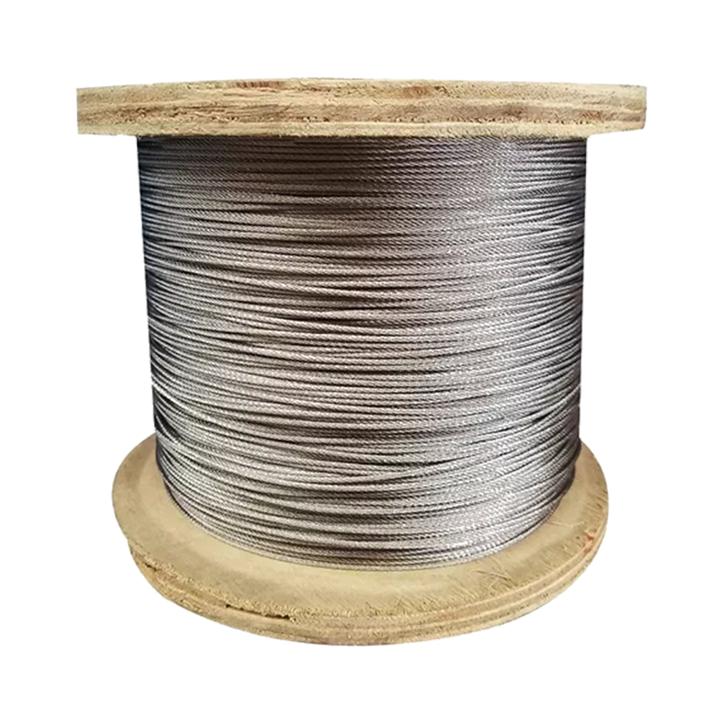 Cable acero galv 1x7 (0.312) 5/16"