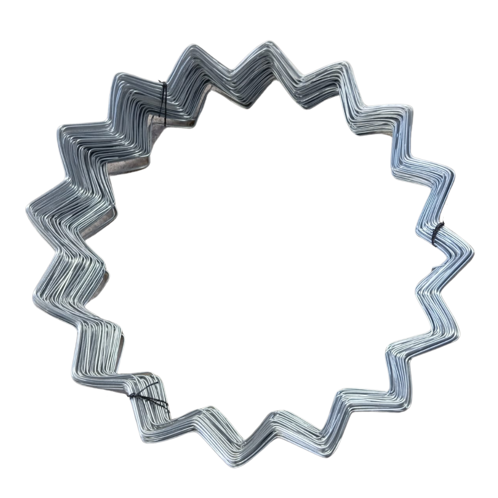 Alambre zigzag galvanizado cal. 12.5